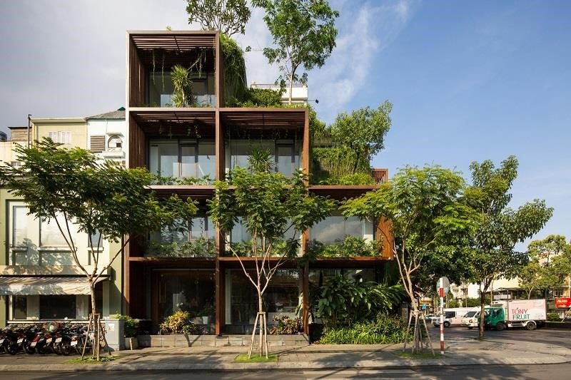 TA Architecture Landscape Design đã tạo ra nhiều không gian xanh đẹp tại văn phòng Tony Fruit.